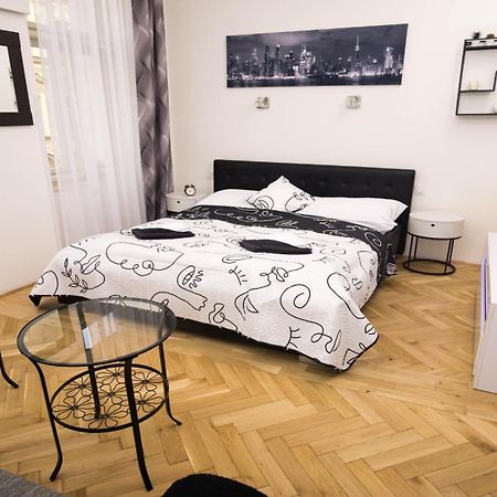 Black & White Apartment Prague By Wenceslas Square And Muzeum Exterior photo